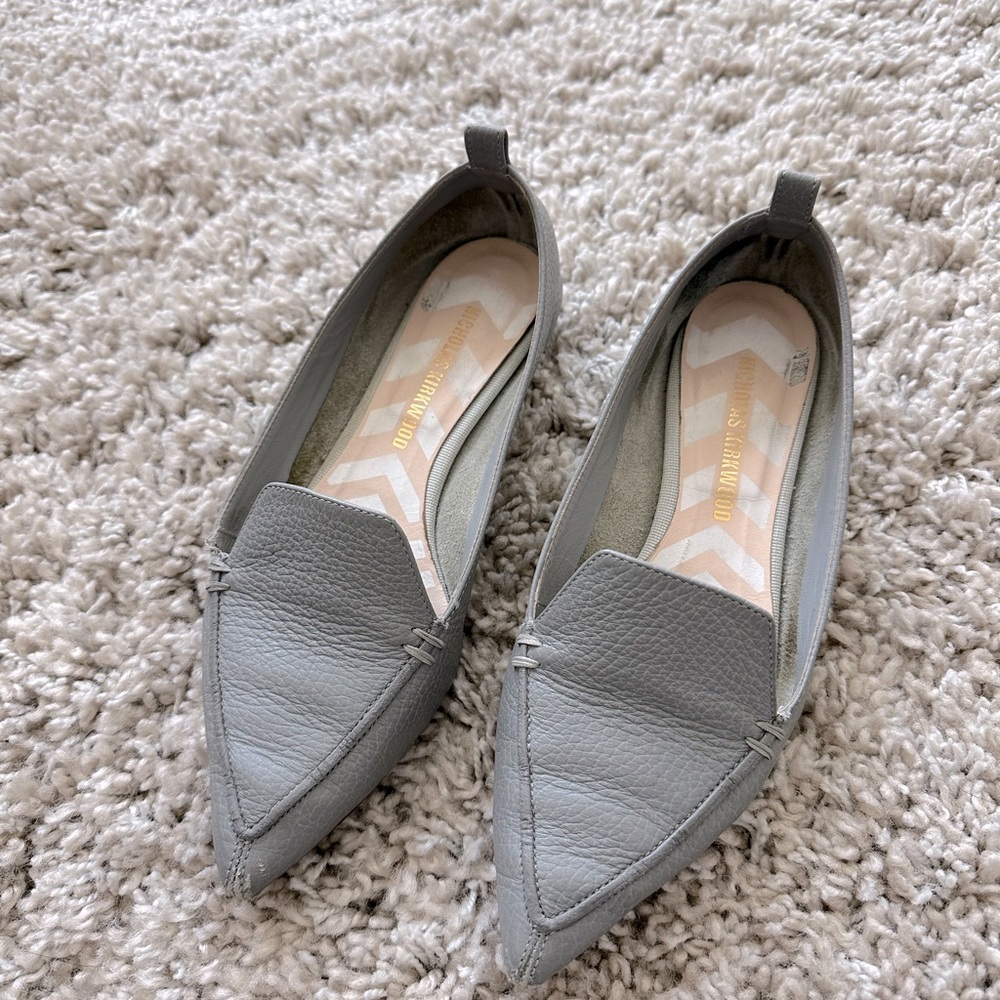 Nicholas Kirkwood Beya Flats Grey size 35